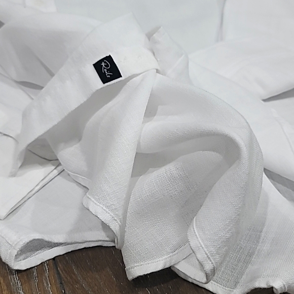 Rails Men's Wyatt White Long Sleeve Button Up Size XXL - Picture 6 of 13